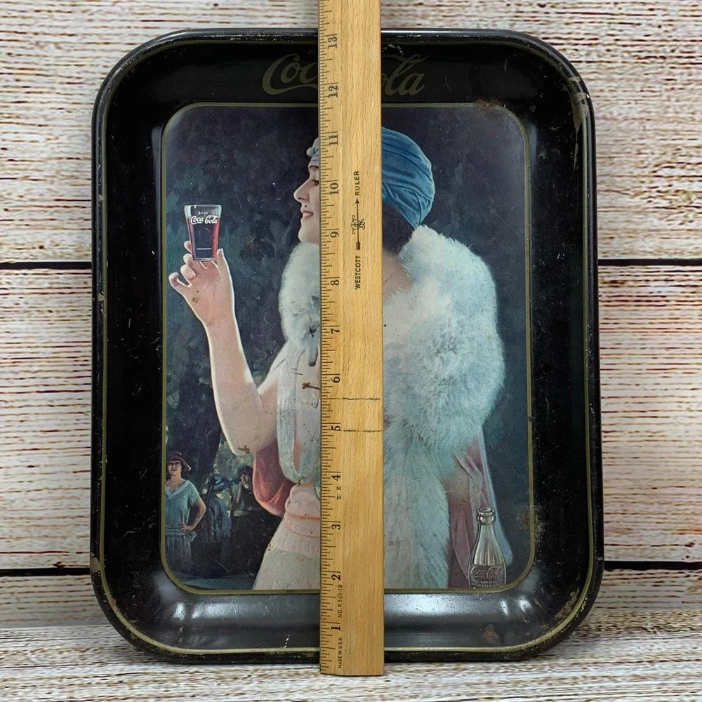 1973 Coca-Cola Metal Serving‎ Tray 1925 Advertisement Reproduction Drink Coke